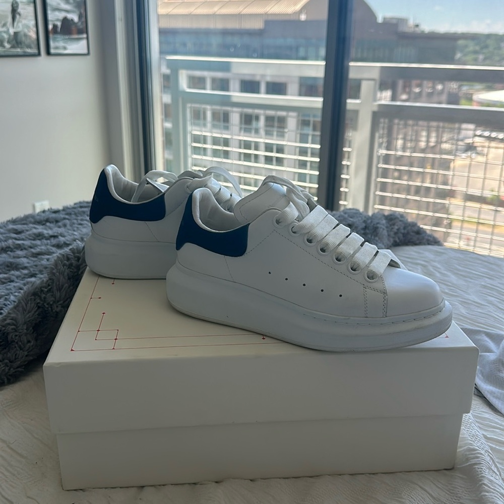 Alexander McQueen white sneakers size 37